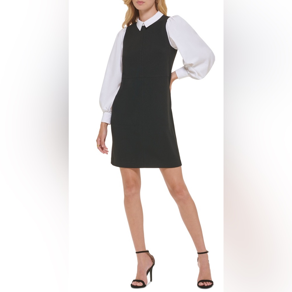 Tommy Hilfiger Women's‎ Colorblocked
Layered-Look Dress